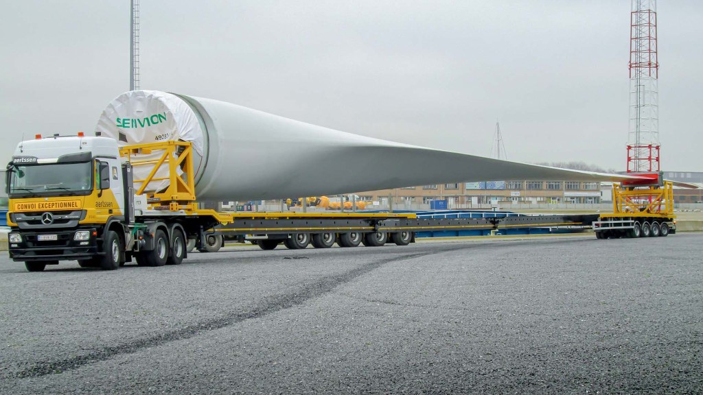 Transport Of Wind Turbine Blades